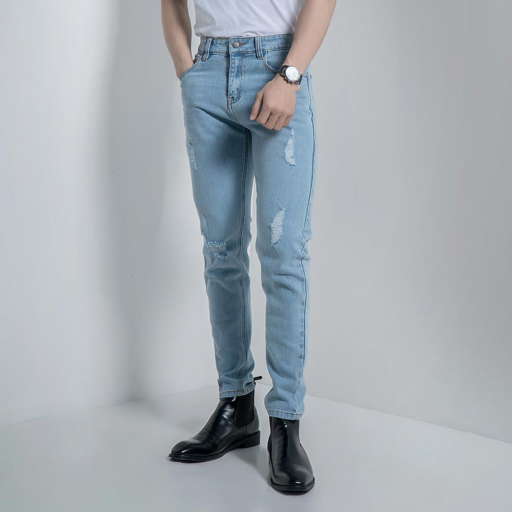 Những cách phối đồ cá tính cùng quần jeans rách - Minh Thư Fashion