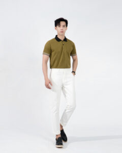 Polo nam phối cổ