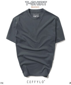 BASIC T-SHIRT CEFFYLO - Xanh đá