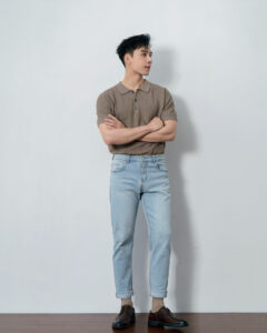 Polo dệt kim nam
