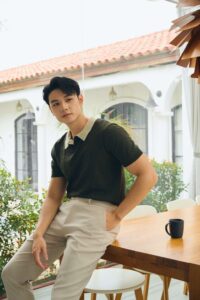 polo dệt kim cộc tay nam