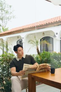 polo dệt kim cộc tay nam