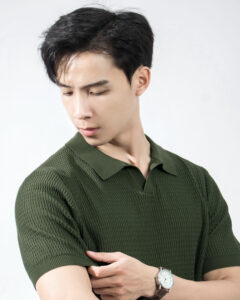 Polo dệt kim trơn