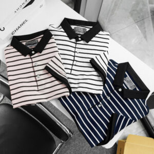 Polo nam cộc tay kẻ ngang CF