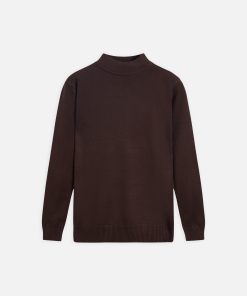 ÁO LEN CỔ 3 PHÂN CF L02S1019231014 - Nâu