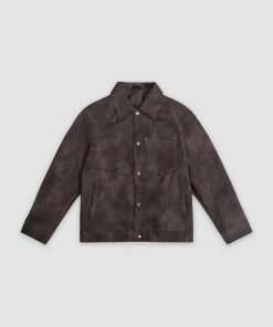 Áo khoác da loang CF K232S2219251013 - Chocolate