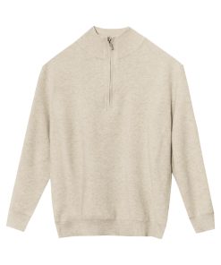 Áo len cổ khóa basic CF L232S1019250913 - Be