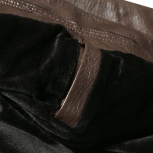 áo khoác da nam lót lông