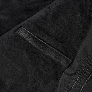 Áo khoác da nam lót lông