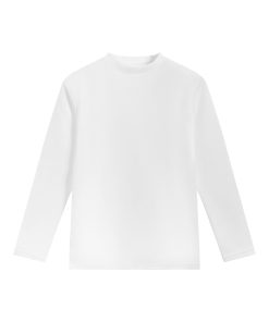 Áo giữ nhiệt dài tay cổ tròn T232S319251204 - Trắng