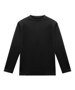 Áo giữ nhiệt dài tay cổ tròn T232S319251204 - Đen