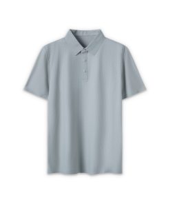 Polo không đường may vân tổ ong CF260410 - Xanh mint