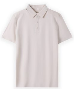 Polo không đường may trơn đáp vai CF260310 - Be