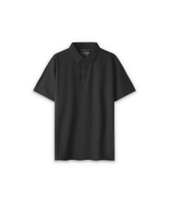 Polo trơn không đường may CF260408 - Đen